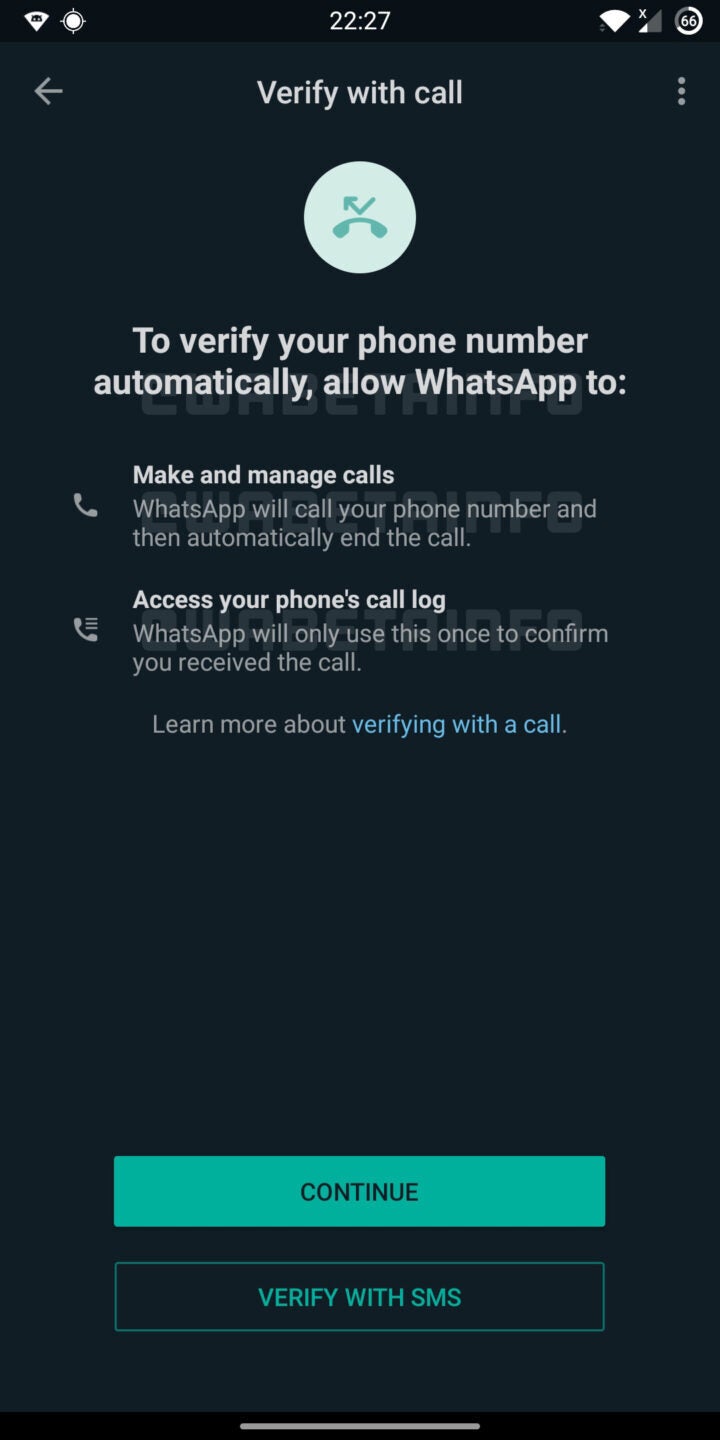 WhatsApp plans to add account verification via phone calls