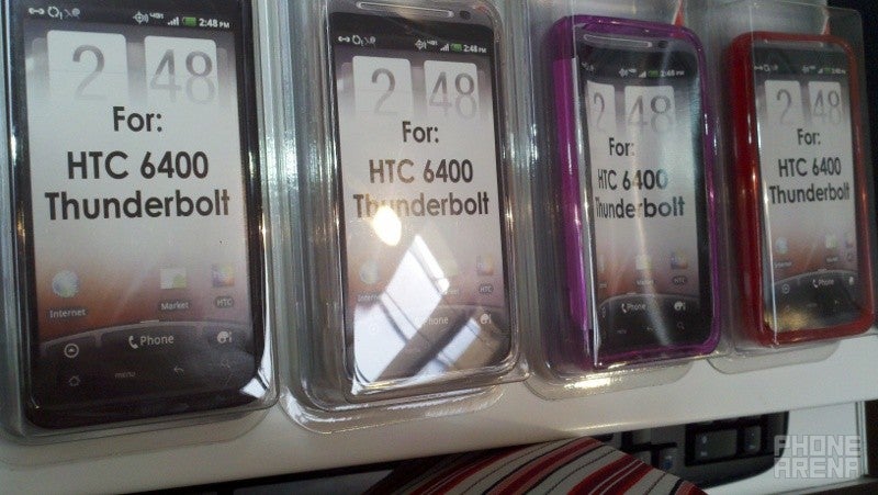 Verizon stores have been receiving cases for the HTC Thunderbolt, hinting at a launch soon for Verizon&#039;s first 4G phone - Verizon stores receiving cases for the HTC Thunderbolt
