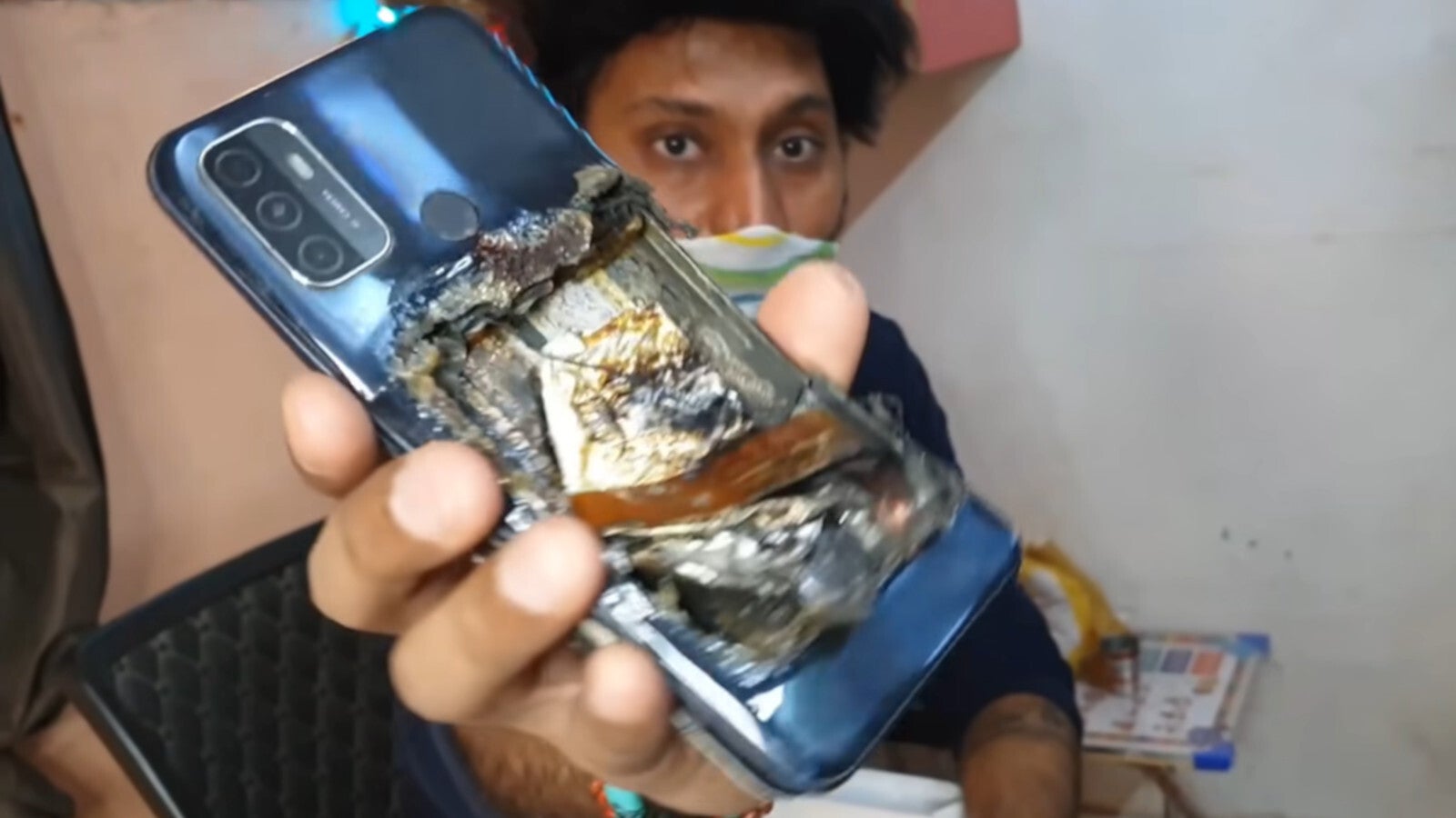 Oppo A53 explodes in man's pocket, leaving him severely injured