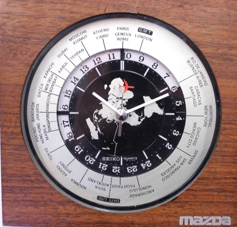 This Seiko world clock resembles the new Apple Watch face inadvertently leaked by Apple - World Timer face for Apple Watch leaks during WWDC video