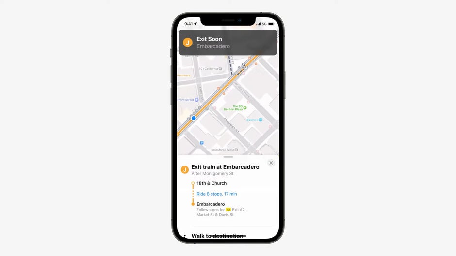 iOS 15 brings extra features to Apple Maps