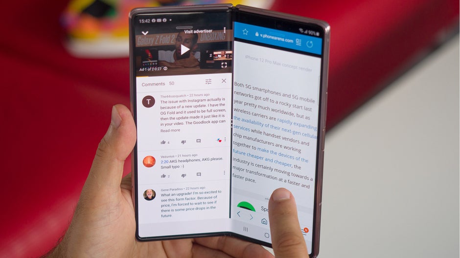 Samsung Galaxy Z Fold 2 - Tipster confirma que podríamos ver un 楪 oogle Pixel Roll 橕 楶 ixel Fold esperado hacia fines de este año