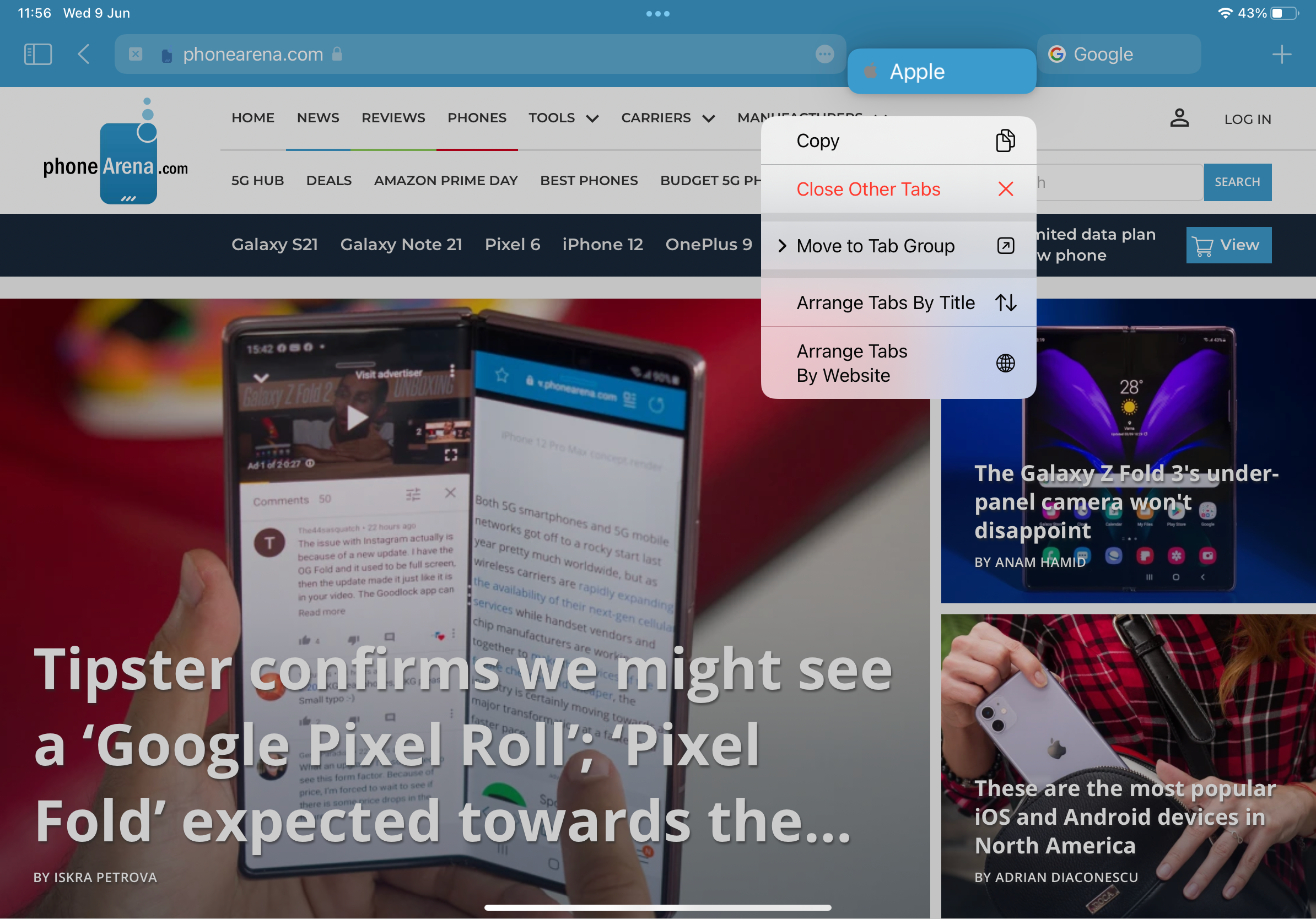 Safari on iPadOS 15 preview: What's new and how to refresh a page