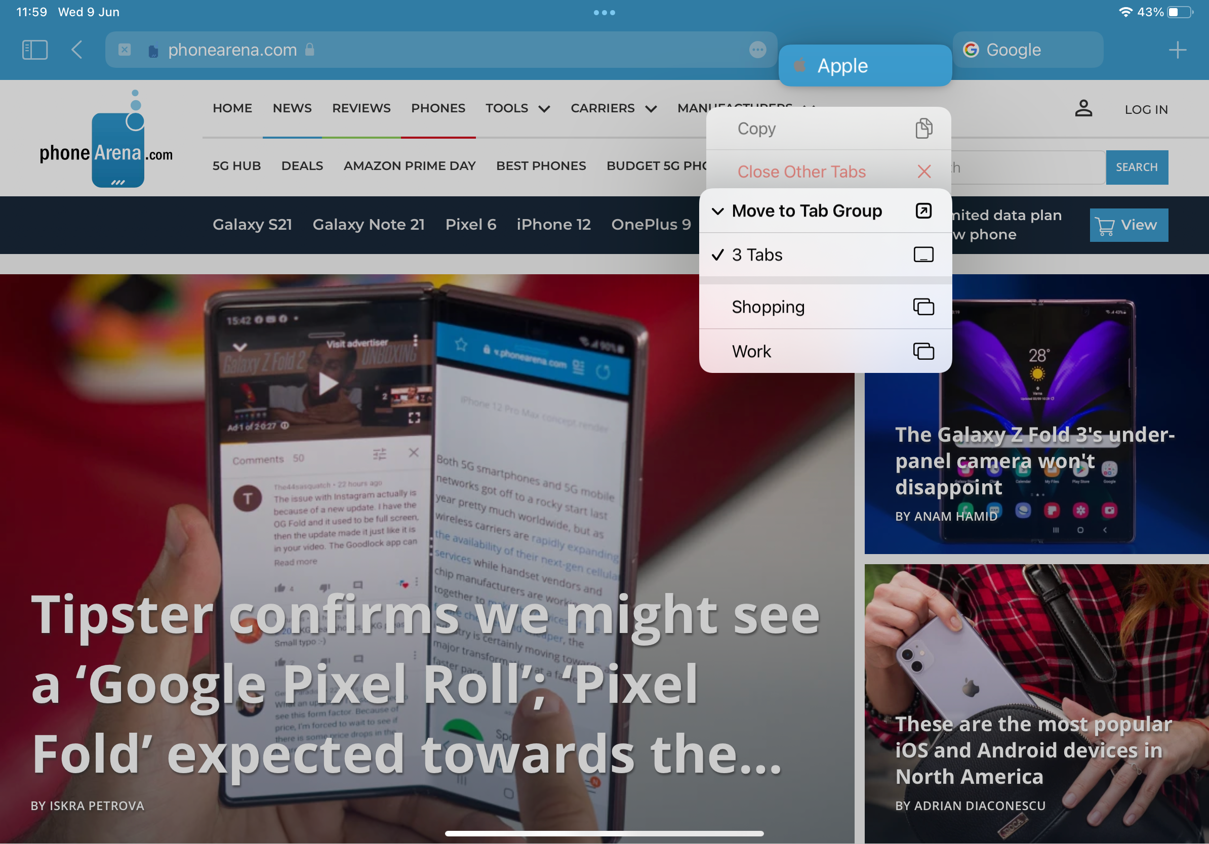 Safari on iPadOS 15 preview: What's new and how to refresh a page