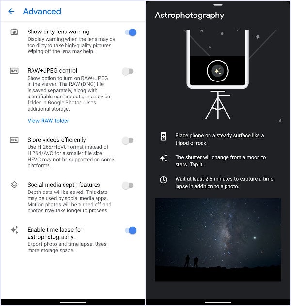 Pixel phones will now get time-lapse astrophotography support via this quarter's Pixel Feature Drop