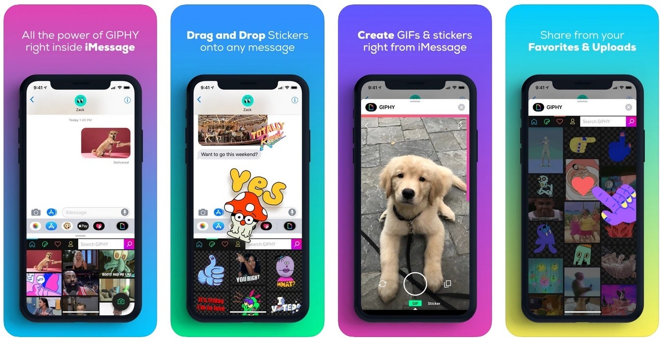Giphy for iMessages - Giphy's Clips now integrated with Apple's iMessages, Google's Android QWERTY