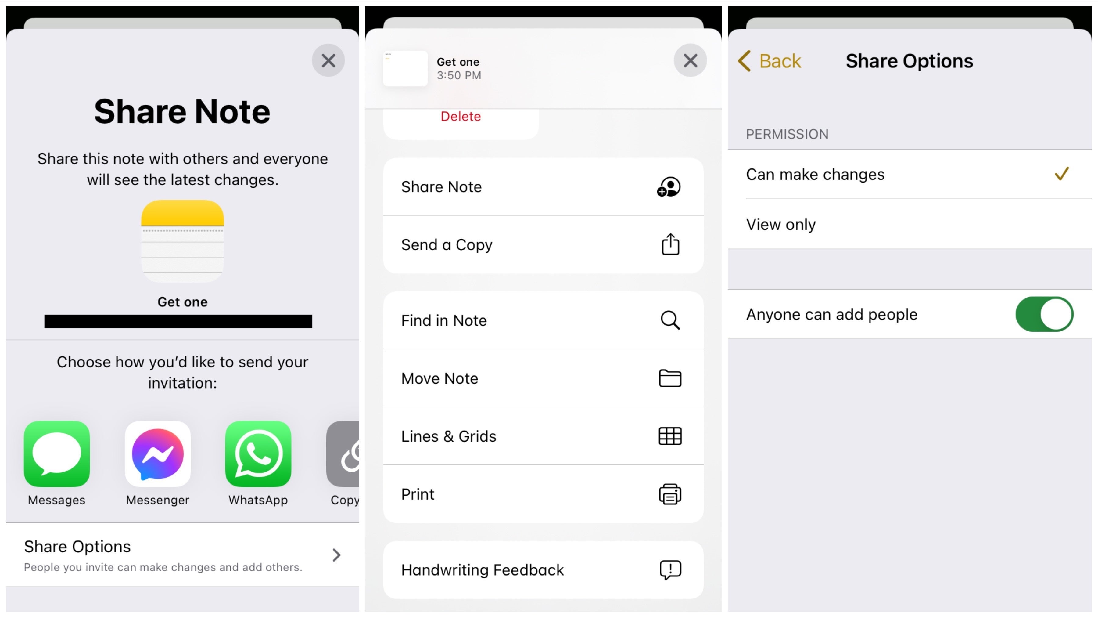 You can share your notes, just like before. However, now, you can also choose and view who makes changes to them. - iOS 15 and iPadOS 15 make Apple&#039;s Notes more notable than ever: All new features