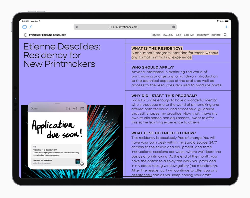 This year, iPad gets some special treatment - Quick Note, which can be summoned anytime, and more. - iOS 15 and iPadOS 15 make Apple's Notes more notable than ever: All new features