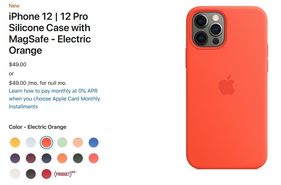 Apple iPhone 12 new MagSafe silicone case in Electric Orange - Just in time for summer, Apple unveils three new colors for the 5G iPhone 12 series' silicone cases