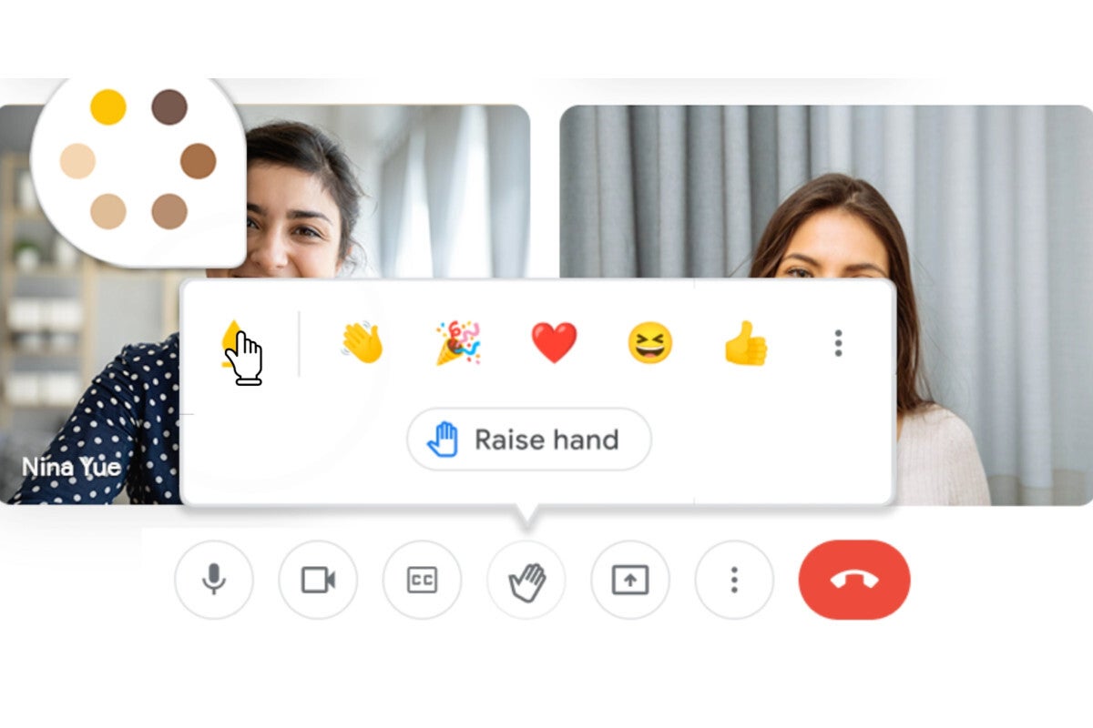 Image credit - 9to5Google - Google Meet improves Hand Raising features