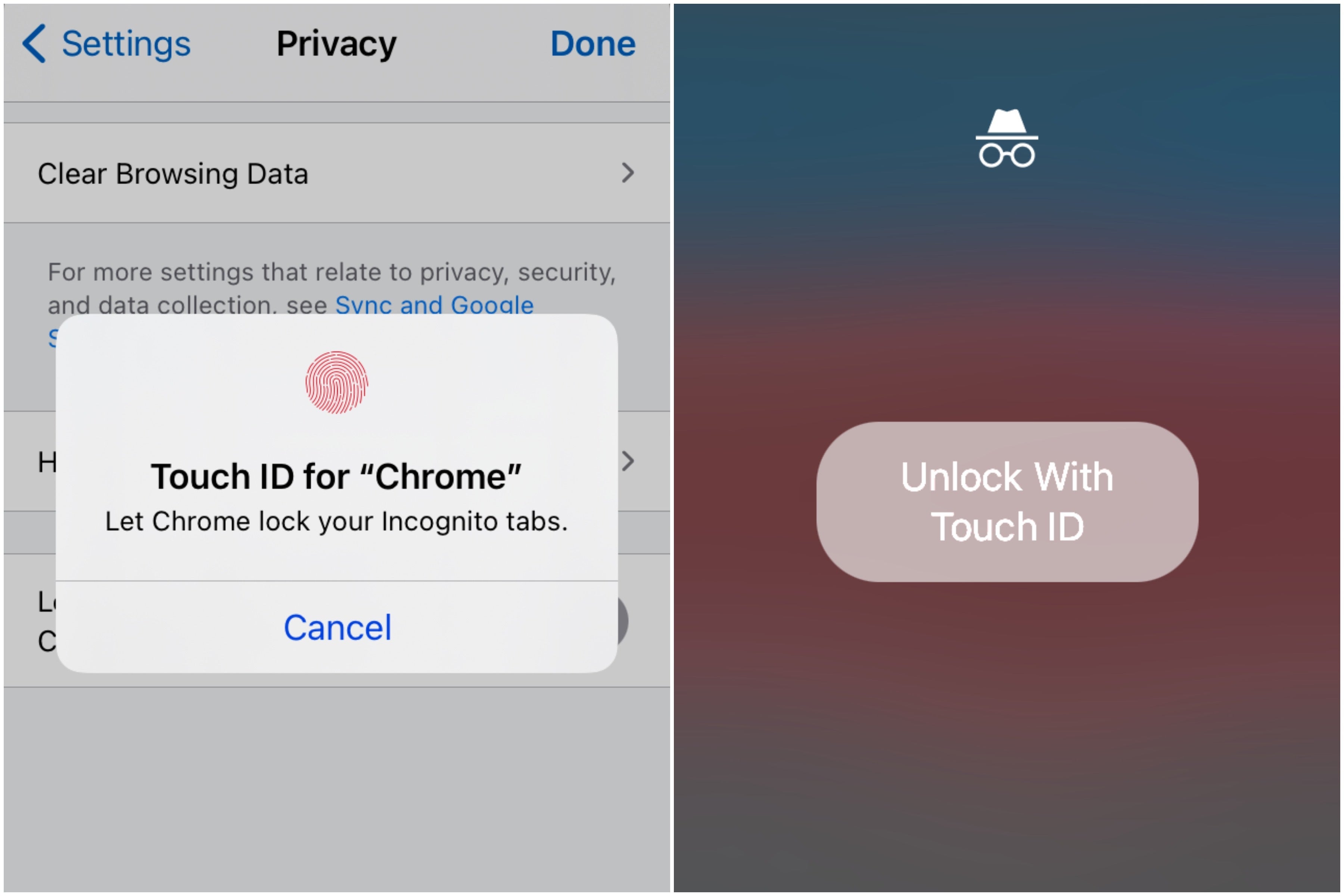Face ID & Touch ID can now unlock your incognito tabs on Chrome for iOS