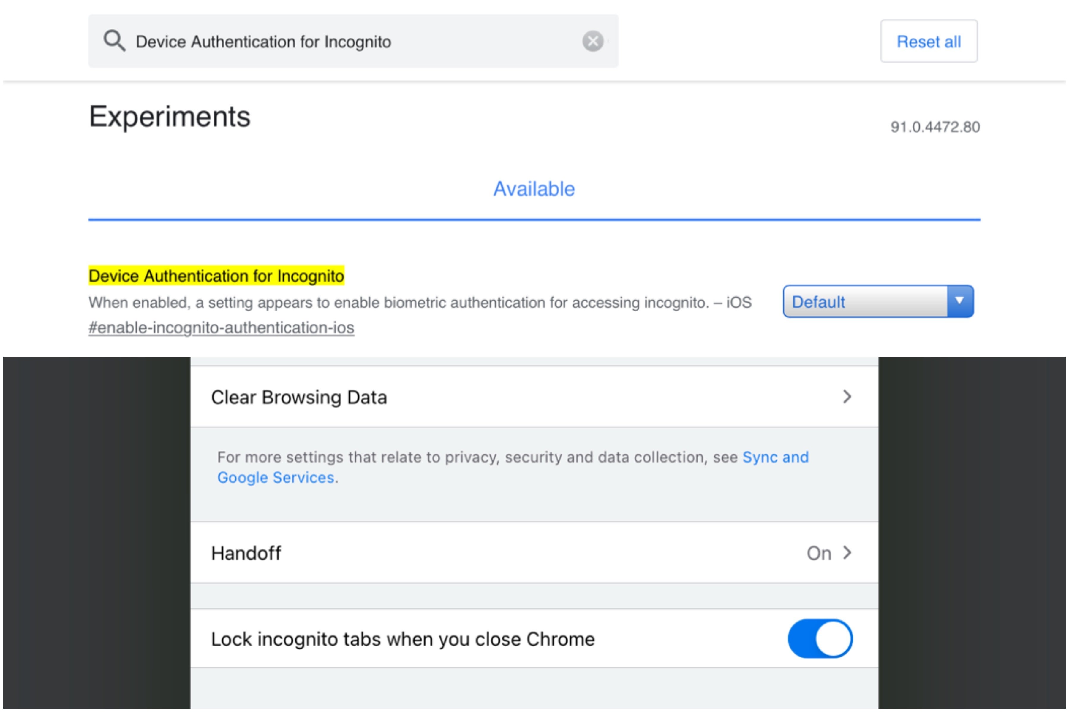 Face ID & Touch ID can now unlock your incognito tabs on Chrome for iOS