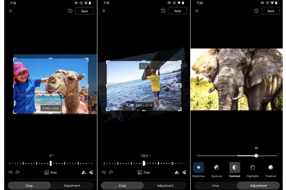 Photo cropping, rotation and light adjustments - Microsoft OneDrive users are getting new photo editing features on Android