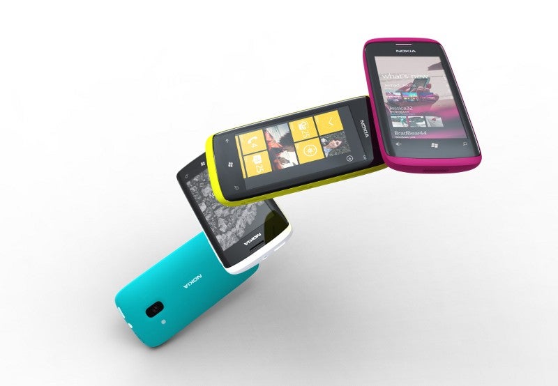 Another Nokia Windows Phone concept - Second Nokia Windows Phone chassis flaunted at MWC, smaller and with even more colors