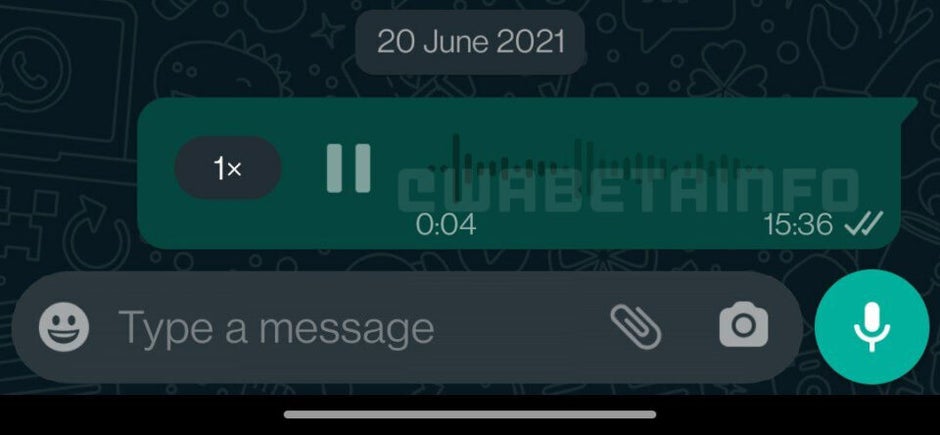 New look - WhatsApp for Android beta update brings a new voice note look and the feature to forward sticker packs