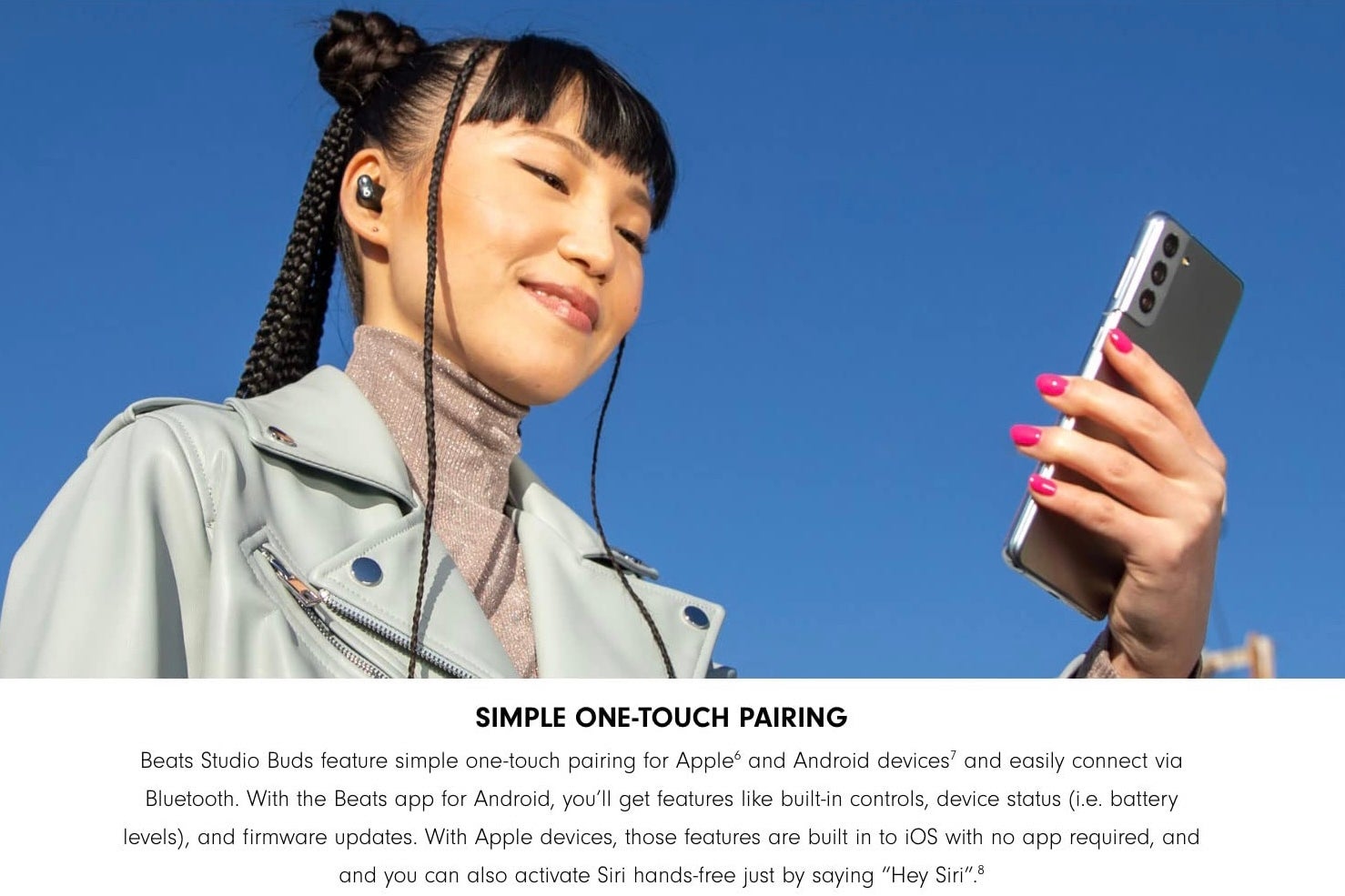 As seen on Amazon.com... - Unprecedented: Apple uses Samsung’s Galaxy S21 to advertise Beats Studio Buds