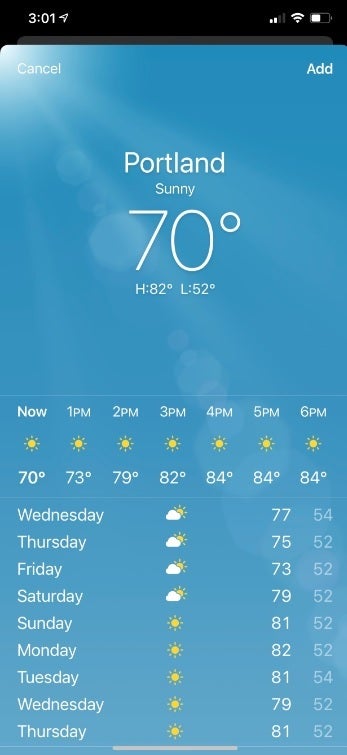 Is it 70 degrees in Portland or really 69? - Apple's iOS weather app won't post a temperature of 69 degrees
