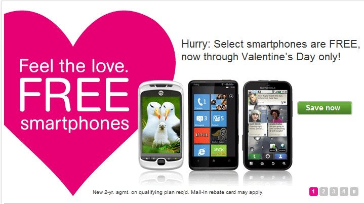 T-Mobile myTouch 3G Slide, HTC HD7, &amp; Motorola DEFY are free through T-Mobile today only