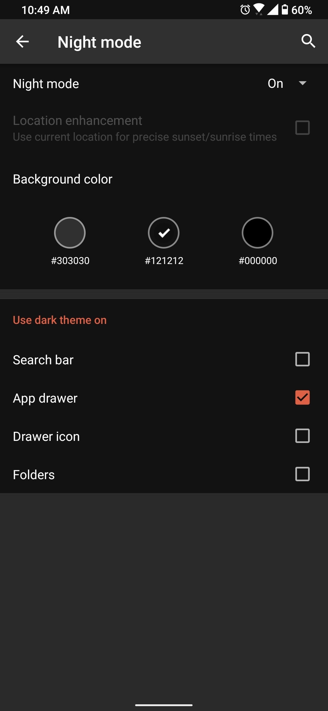 Android Refresh Tuesdays – AMOLED theme