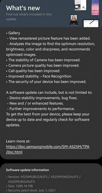 Samsung Galaxy A52 and A72 get major updates improving camera quality