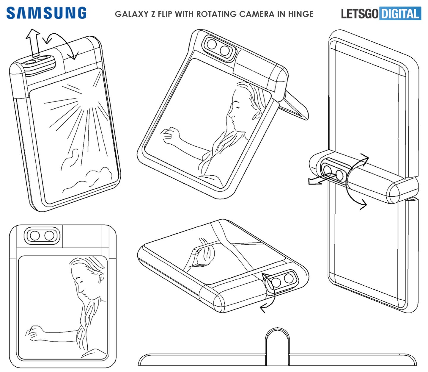 The Samsung Galaxy Z Flip 4 may feature a rotating main camera