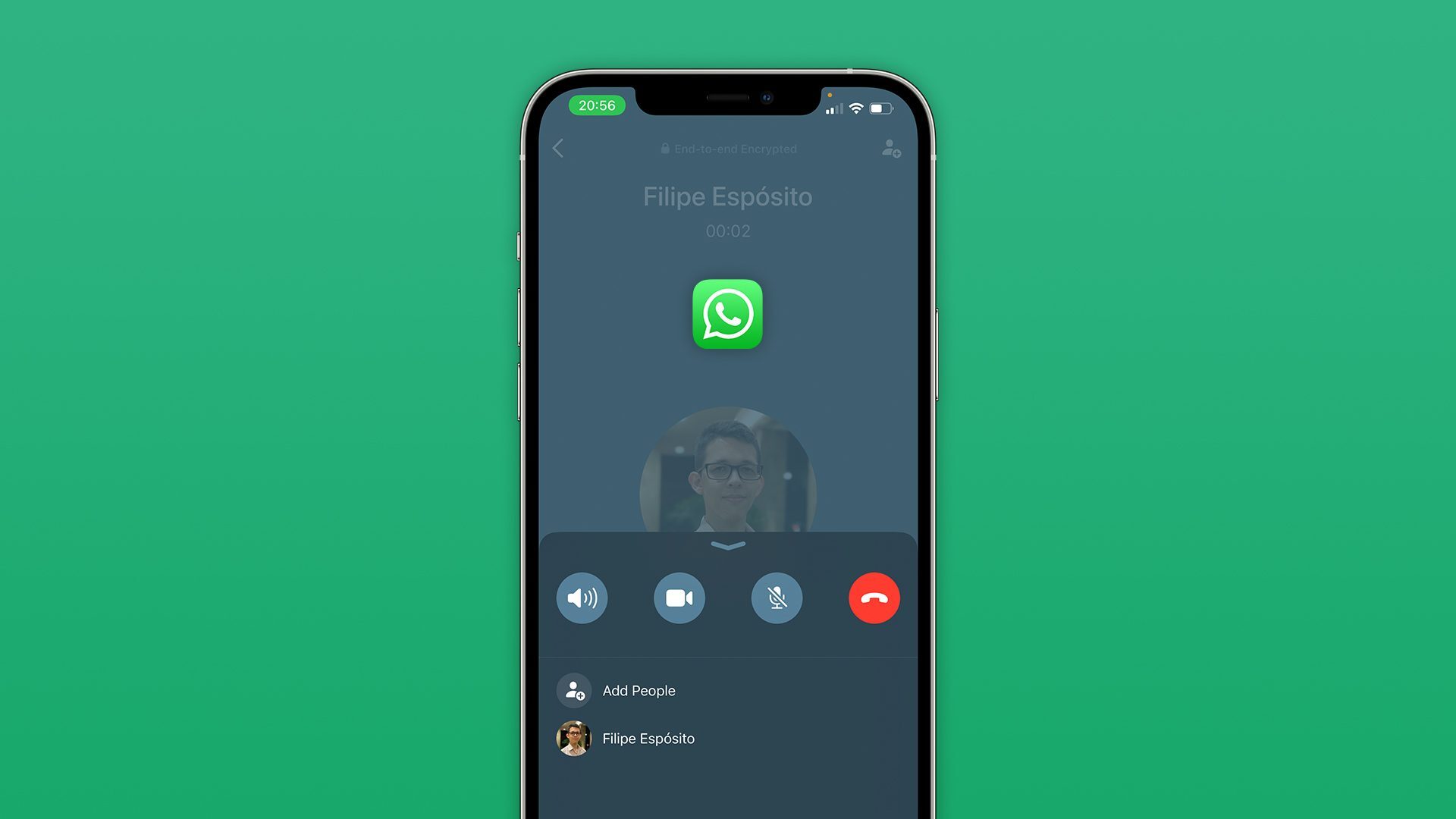 WhatsApp version 2.21.140 for iOS brings a new call interface - WhatsApp for iOS gets a redesigned call interface with new update