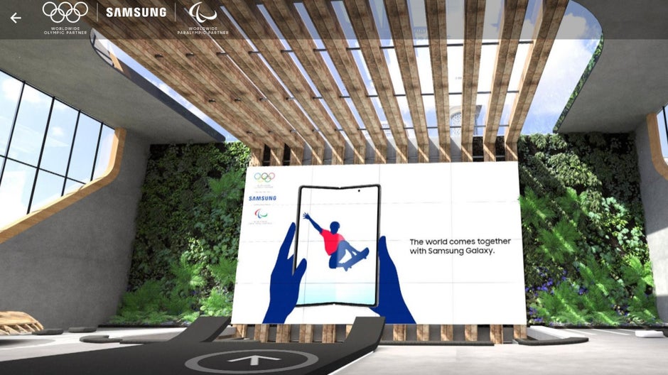 The Galaxy Z Fold 2 appears in the virtual Samsung Media Center - Samsung gives free limited edition models of Galaxy S21 5G to Olympic and Paralympic participants