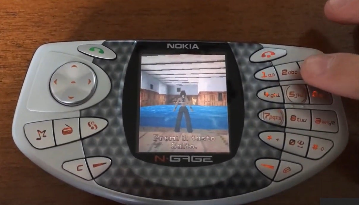 Tomb Raider on the N-Gage - How engaging was the Nokia N-Gage? – Odd Phone Mondays