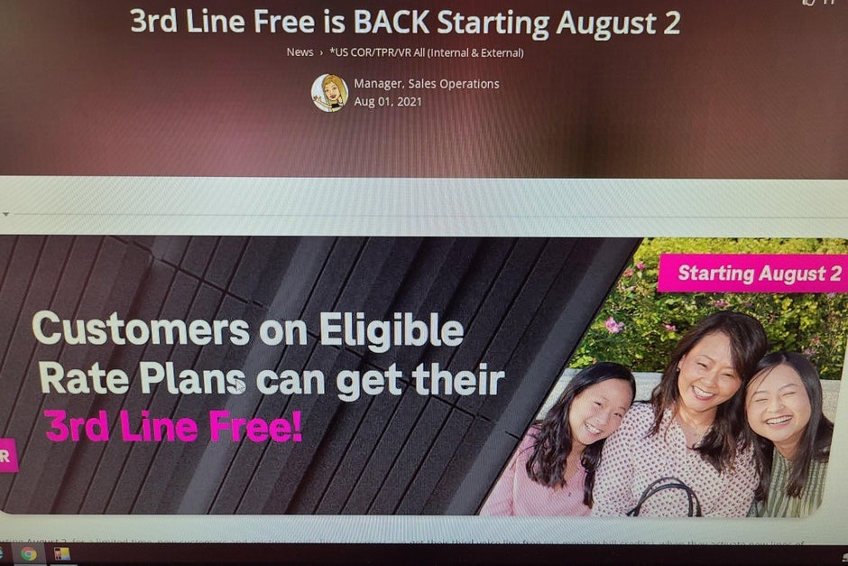 TMobile is offering yet another free line for both new and existing