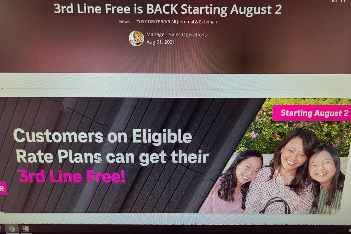 T-Mobile is offering yet another free line for both new and existing customers