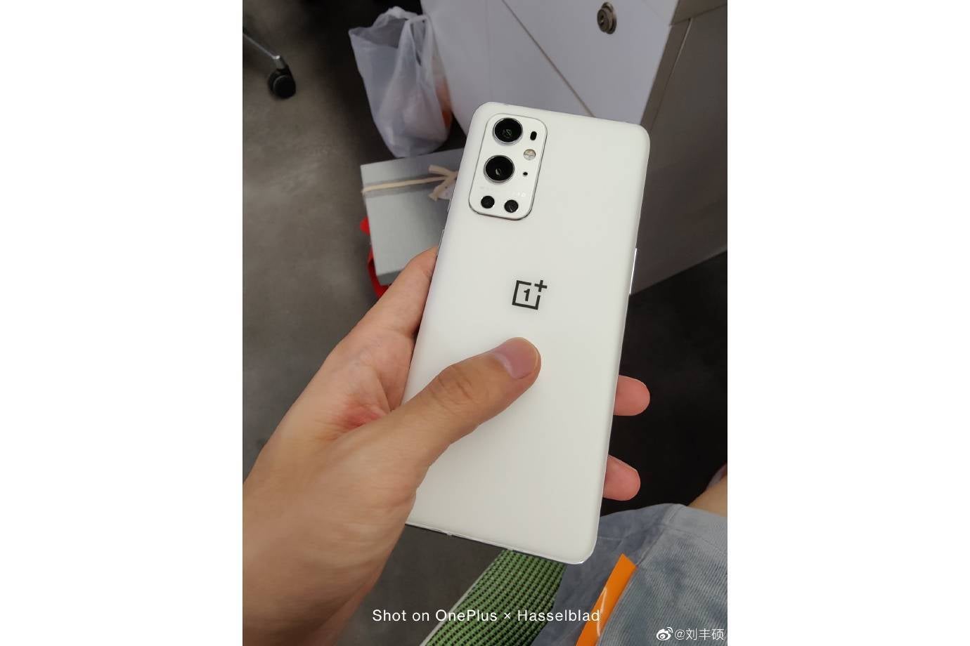 An image of the white OnePlus 9 Pro shared by OnePlus on Weibo - Matte White OnePlus 9 Pro not canceled after all