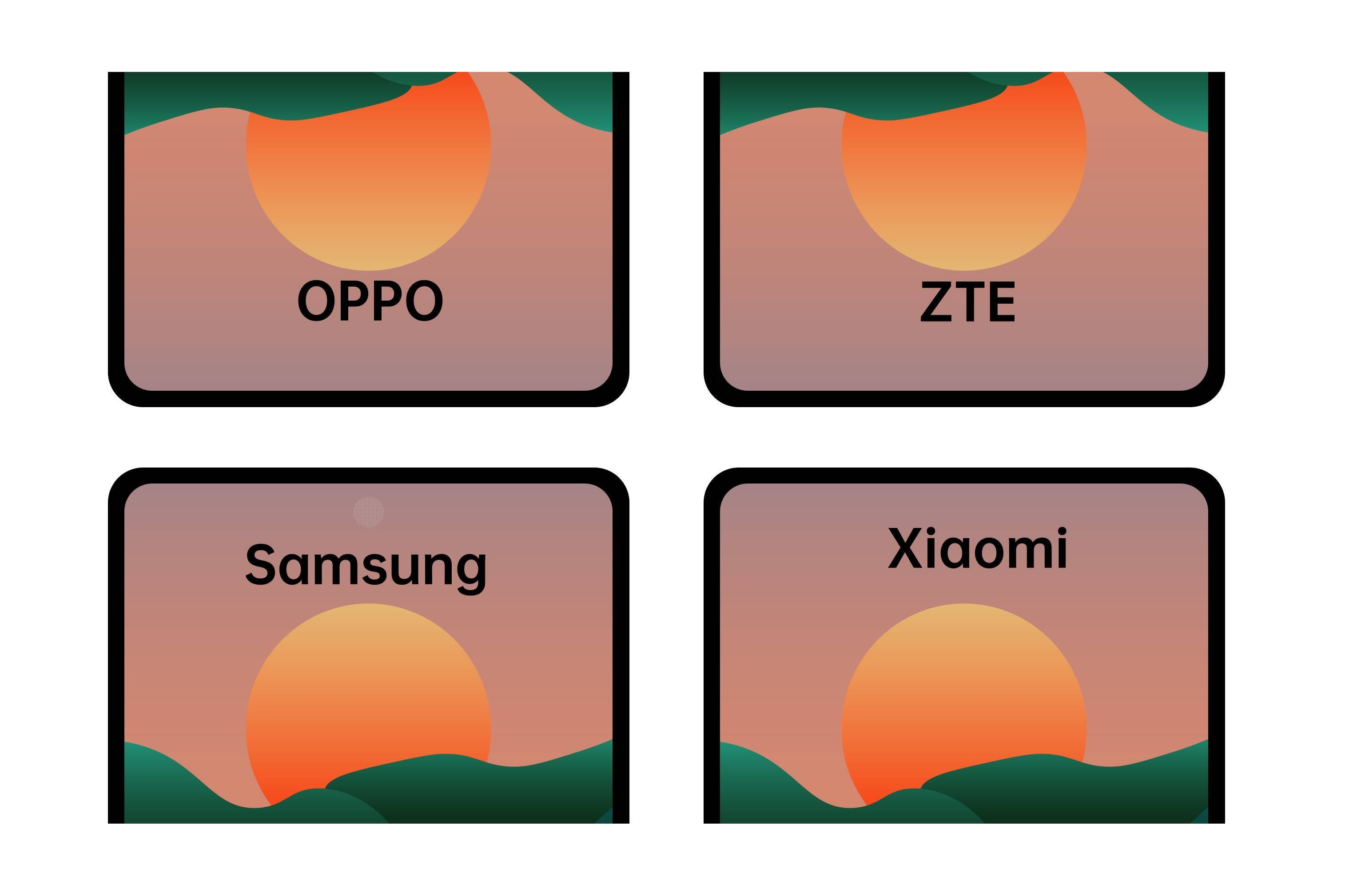 Under display camera tech comparison. Source - Ice Universe - Xiaomi Mi Mix 4 under panel camera teased again ahead of August 10 reveal