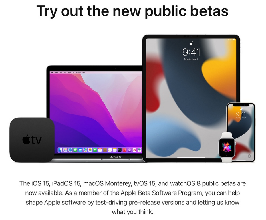 Apple is sending out an email to those who subscribed to its Beta Software Program trying to recruit new beta testers - Apple seeks additional beta testers for more feedback on iOS 15