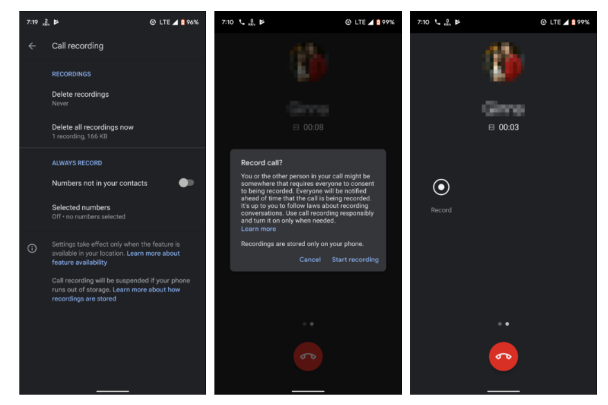 Some Pixel users finally getting the Google call recording feature ...