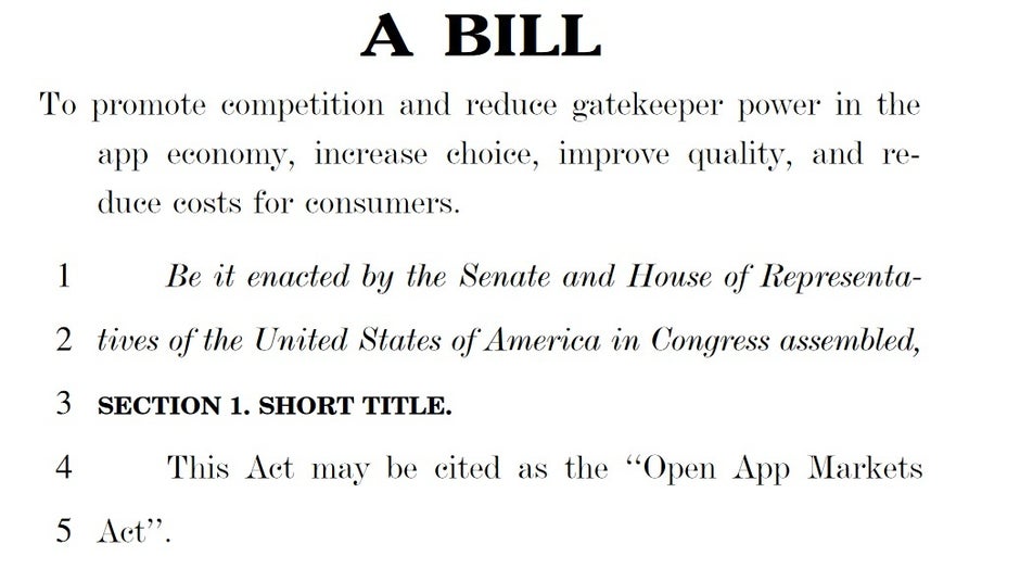 Today it's just a bill on Capital Hill. Tomorrow, it could be a law - Apple faces big time changes to iOS and the App Store if this proposed bill becomes law