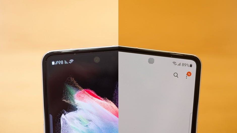 The under-display camera clearly wasn't ready. But Samsung was. - Galaxy Z Fold 3: Samsung's not-so-great flagship phone becomes a better tablet