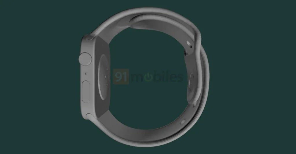 CAD render for the Apple Watch Series 7 - Change in Apple Watch Series 7 design appears in CAD renders of the device