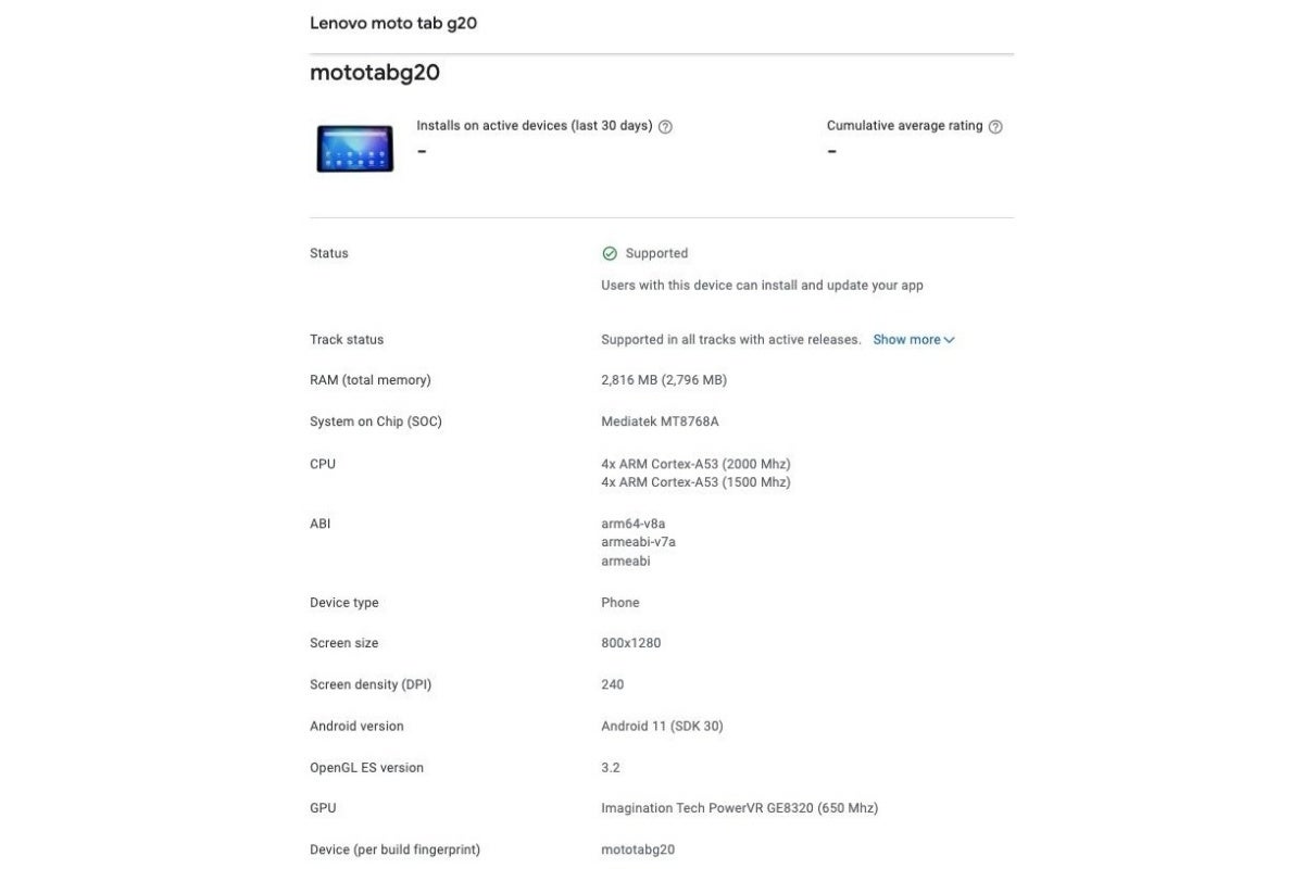 Motorola seems to be preparing a somewhat underwhelming tablet comeback