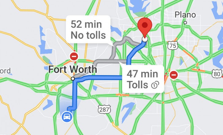 Currently Google Maps will show you whether a toll road is faster to your destination than a toll-free road - Another useful Waze feature could be coming soon to Google Maps