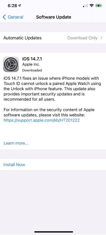Alguns usuários do iPhone perderam a conectividade celular após a atualização para iOS 14.7.1 - A última atualização do iOS interrompe a conectividade celular do iPhone;  A Apple oferece algumas opções para experimentar