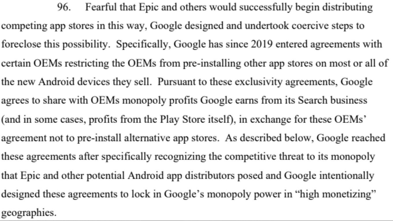 Now unrerdacted, court documents reveled Google&#039;s plan to protect the Google Play Store - Google paid off carriers, phone manufacturers and app developers to protect the Play Store