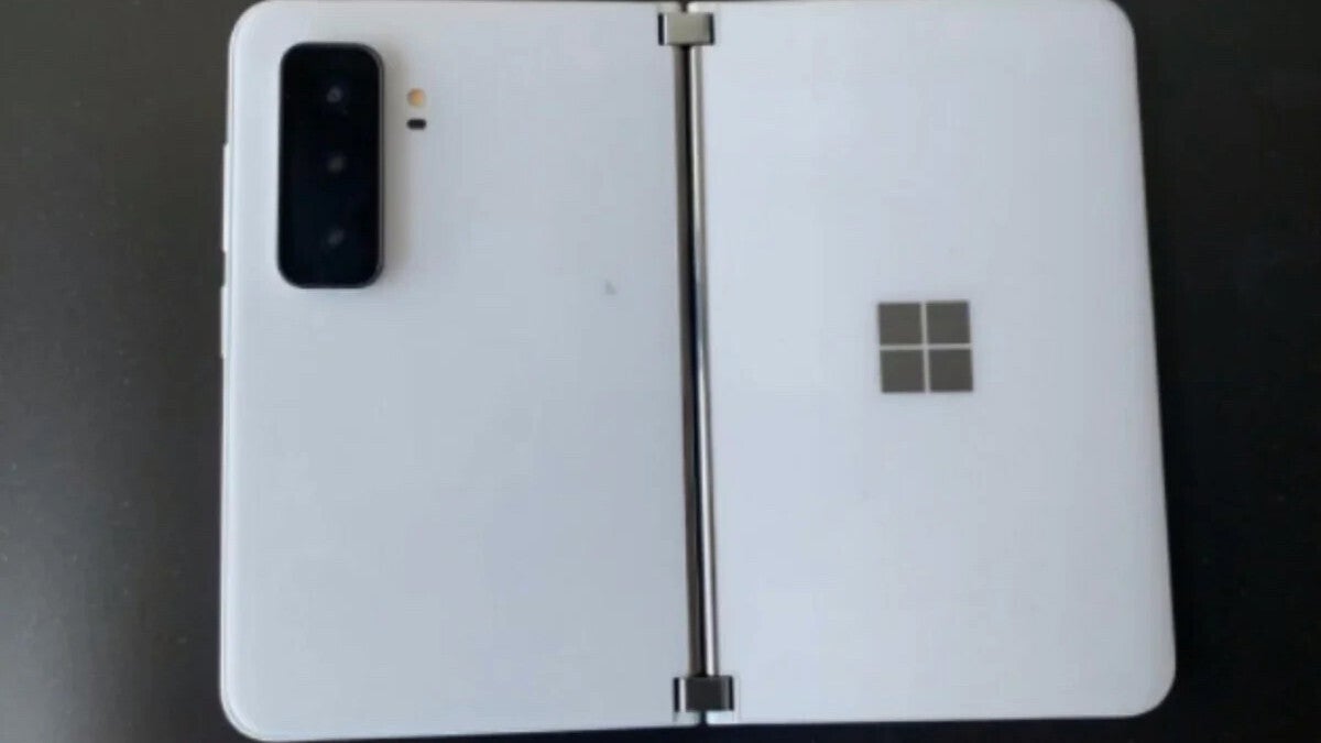 Leaked Surface Duo 2 photo showing a new camera array - Microsoft Surface Duo 2 specs revealed – 8GB of RAM for the dual-screen phone