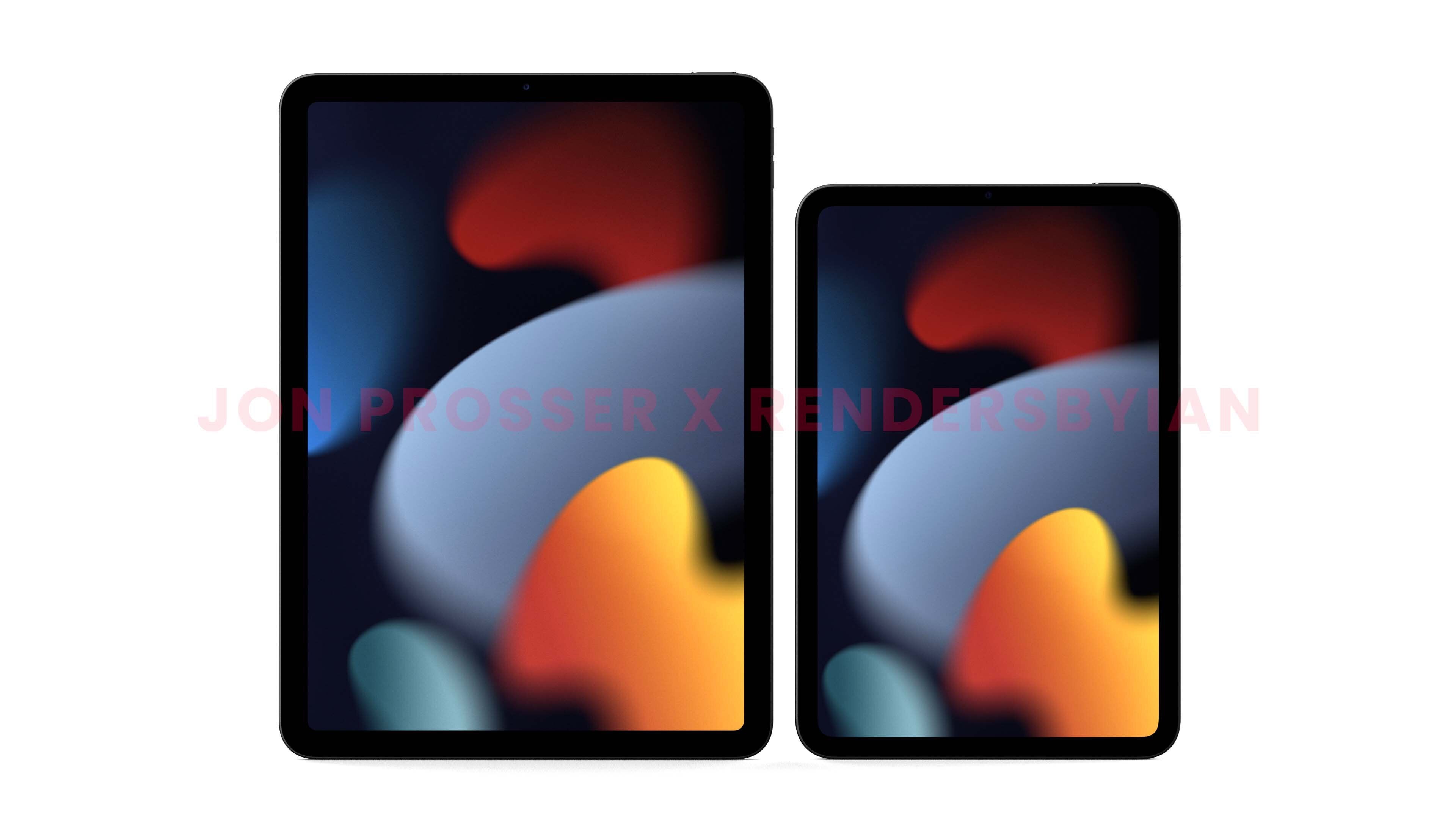 Size matters. The new iPad Mini (left) should sooort of solve the problem. - Cupertino, we got a problem! I can’t find my iPad Pro selfie camera