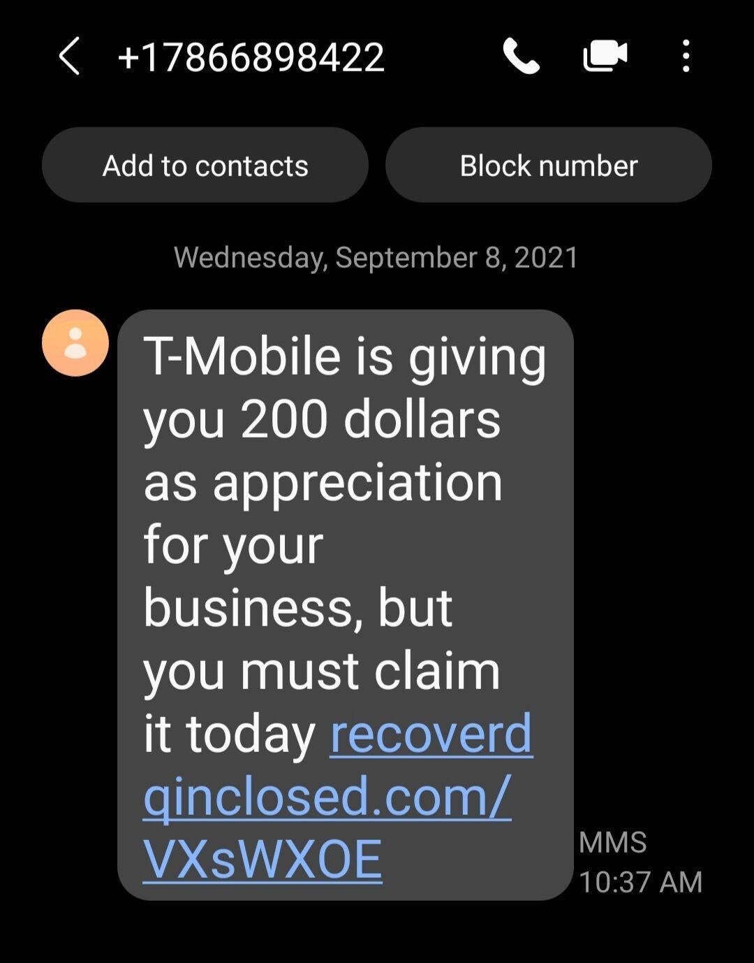 T-Mobile customers, beware of a text phishing scam going on in Louisiana