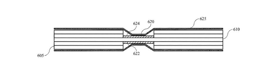 Apple patent application for bendable battery - Apple once again patents a foldable battery for its foldable iPhone