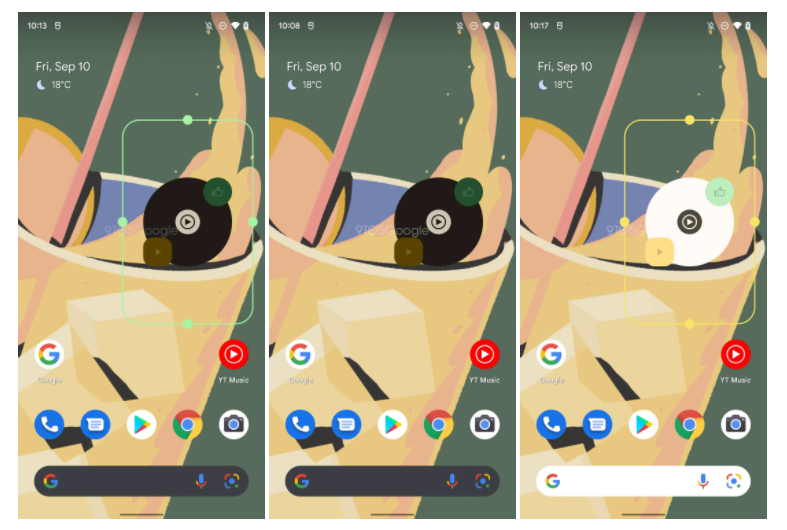 Image source - 9to5Google - YouTube Music widget is getting the Material You treatment