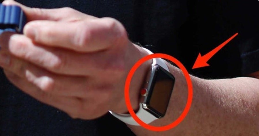 Apple CEO Tim Cook wears an Apple Watch in 2015 - Prototype shows Apple considered cellular support for Series 2 watch