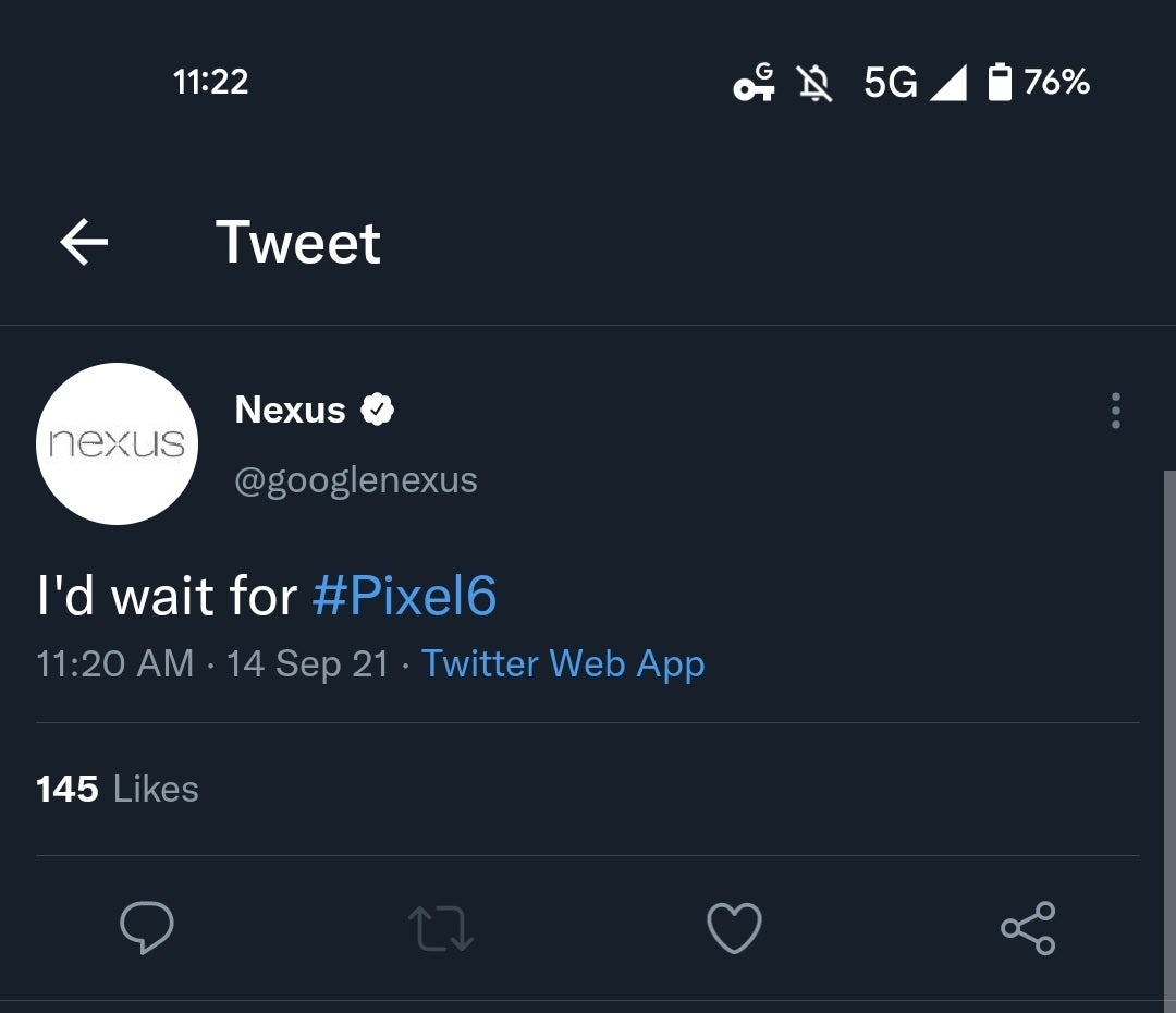 Google fires up the Nexus Twitter account in order to disseminate an important piece of advice - Google blows the dust off of the Nexus Twitter account to give iPhone fans some advice