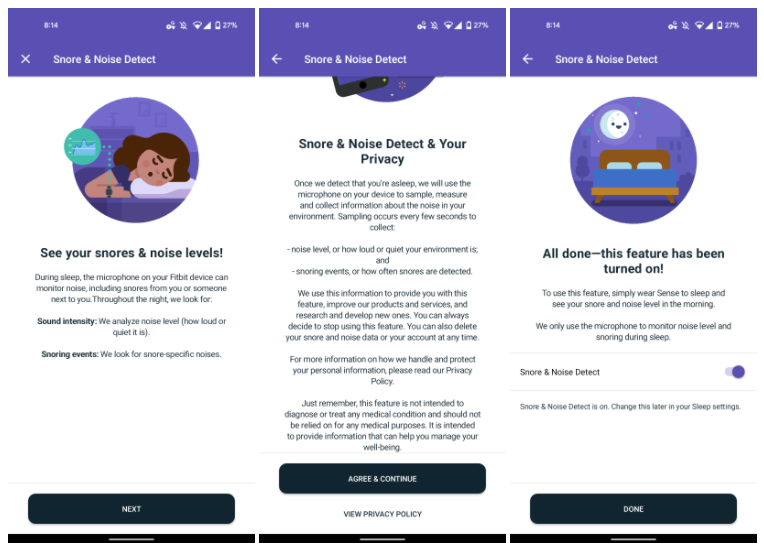 Fitbit adds snoring detection to Sense, Versa 3