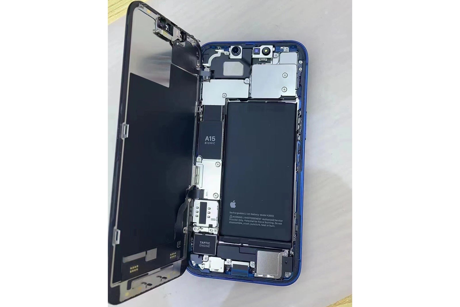 A first look inside the iPhone 13
